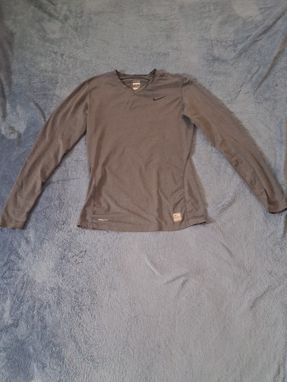 Nike Long Sleeve Performance Top - Charcoal